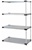 Quantum Stainless steel Solid Shelf Add-On Unit