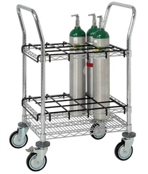 Cylinder Transport/Inhalation Therapy Cart