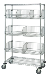 Wire Basket Unit, dividers sold separately