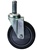 5 inch Swivel Polyurethane Stainless Steel Caster Set with Brakes